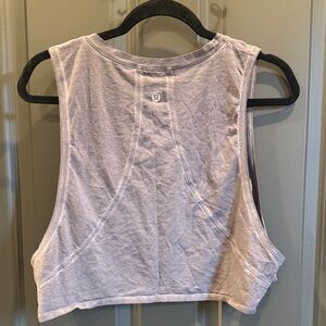 lululemon athletica Light Gray Muscle Tee